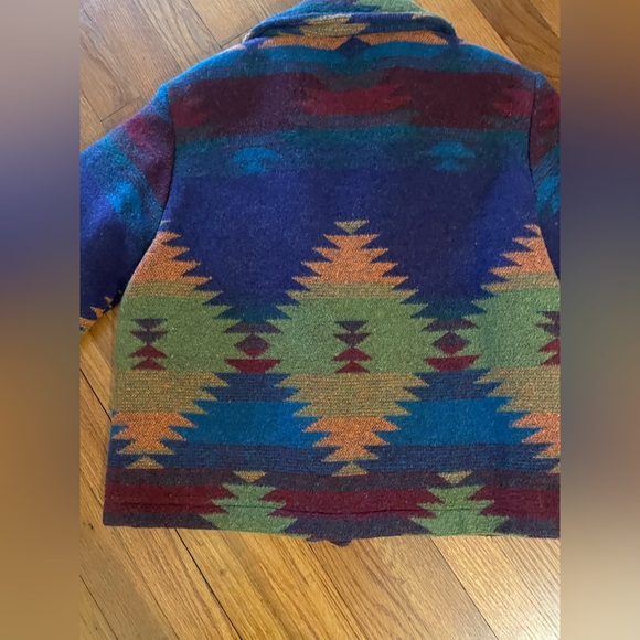 Colorful Patterned Women's Jacket - Picture 4 of 7